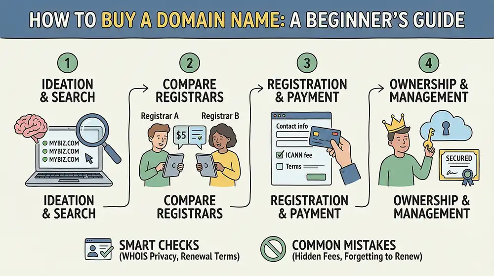 You are currently viewing How to Buy a Domain Name: A Beginners Guide