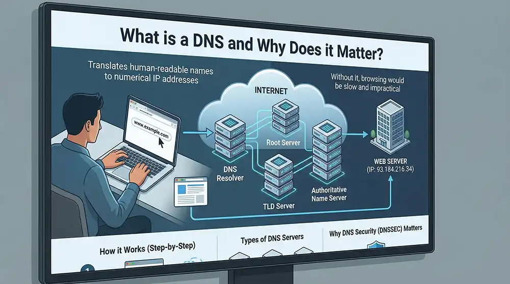 Read more about the article What Is a DNS and How Does It Work?