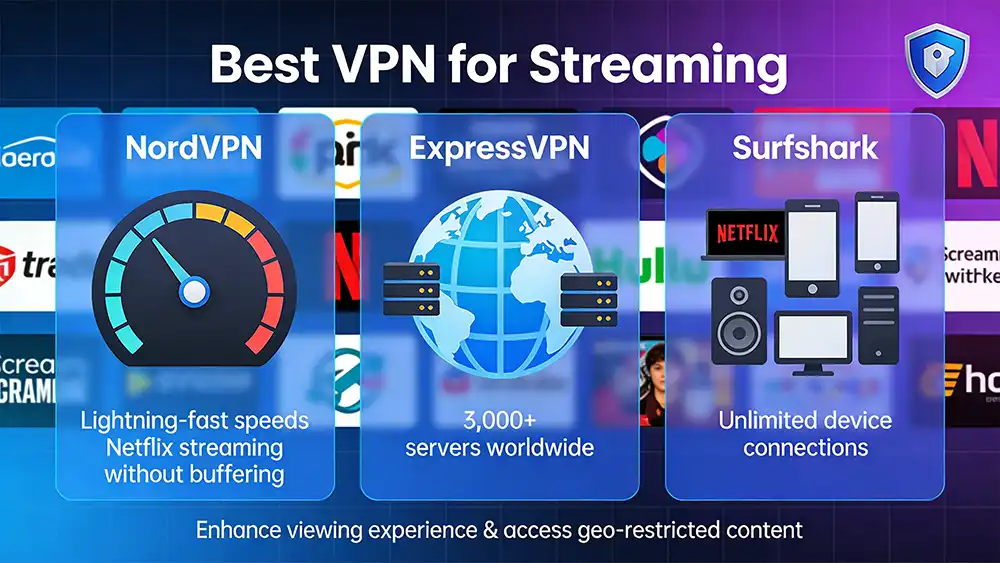 Best VPN for Streaming - Top VPNs for Streaming