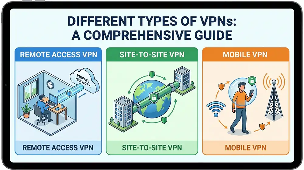 You are currently viewing Different Types of VPNs: A Comprehensive Guide